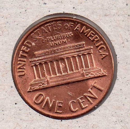 1970 d Lincoln Memorial Penny - UNC - #1 