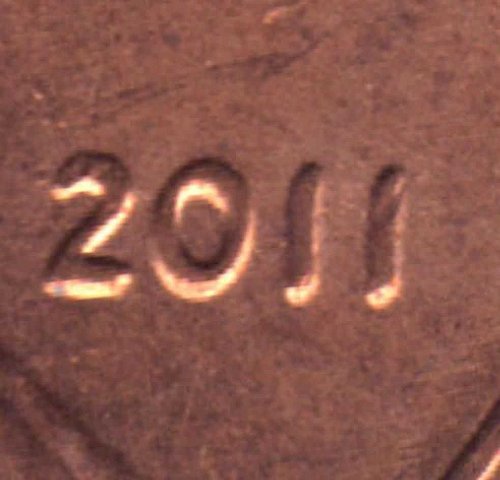 2011 Lincoln Cent Doubled Die Obverse