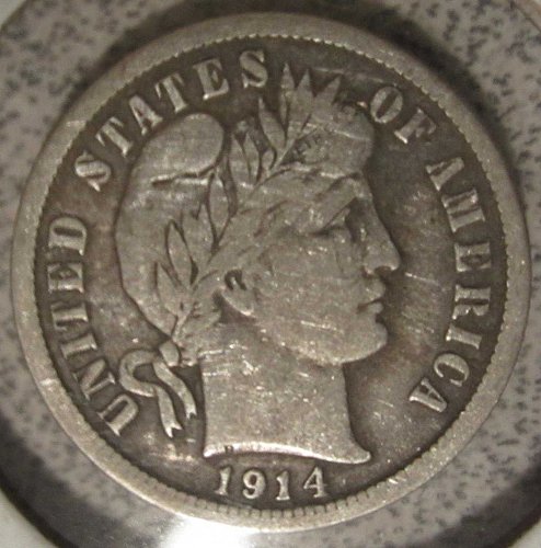 1914 Barber Dime