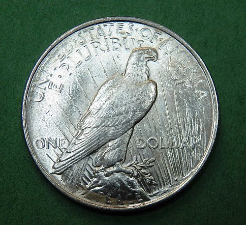 1922 P Silver Peace Dollar BU Coin   814