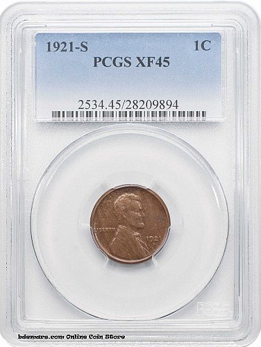 1921 S Lincoln Cent