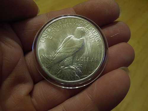 1923 P Peace Dollar