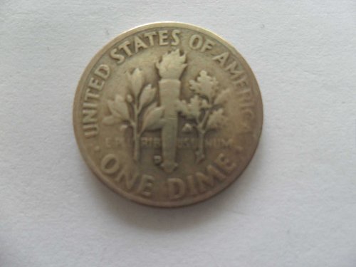 1954-D 10C  Roosevelt Dime