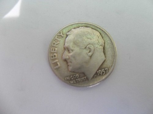 1957-D 10C  Roosevelt Dime