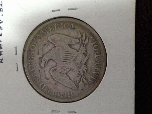 1877-P VG-8+ Seated Liberty Half Dollar..Great Coin with some basic wear