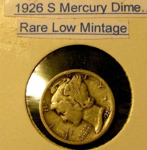 choice Mercury SILVER dime RARE Low Mintage, 