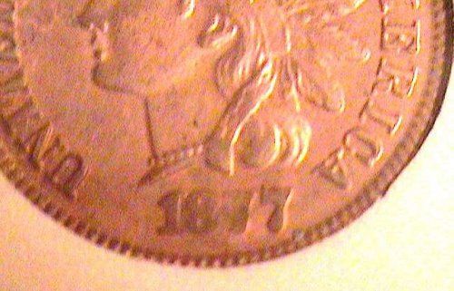 1877 Indian Head cent