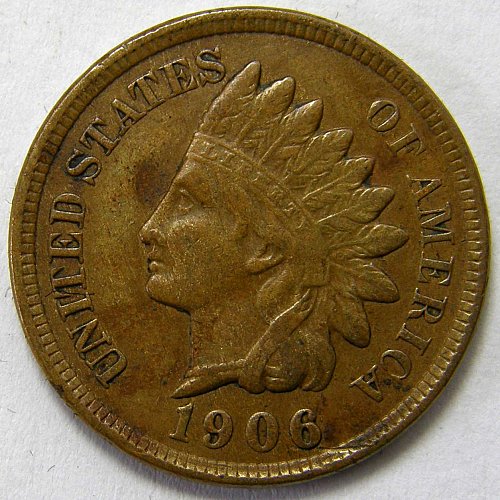 1906 P Indian Head Cent #11