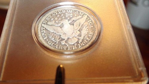 1908 O Barber Quarters