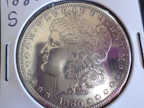 1880 S Morgan Dollars: B
