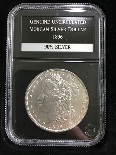 1896 P Morgan Silver Dollar