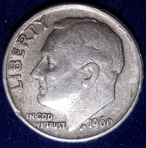 1960-P Silver Roosevelt