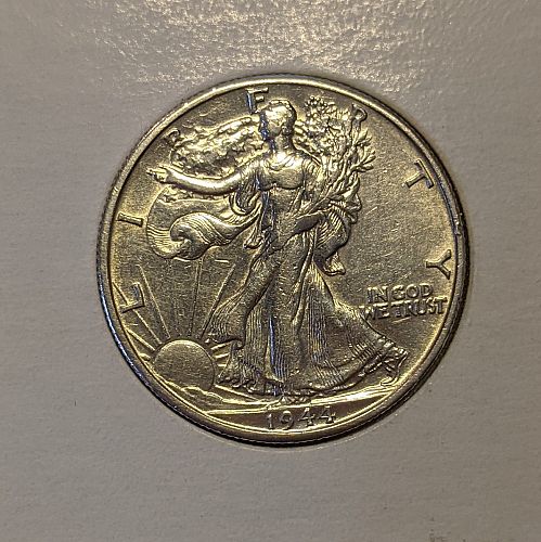 1944 D Walking Liberty Half Dollar