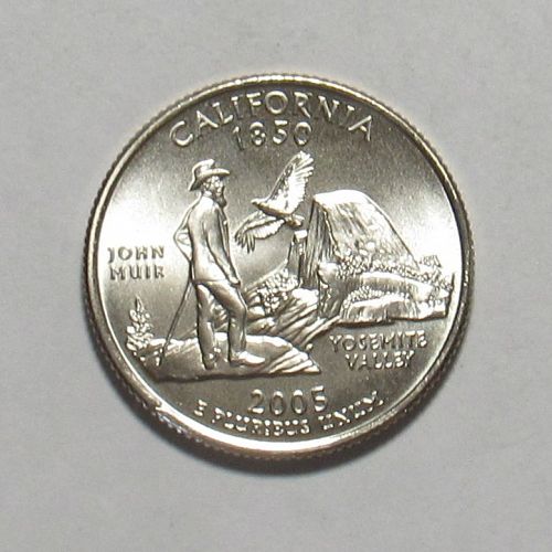 2005 D California 50 States Quarter BU