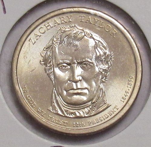 2009 P Presidential Dollar: Zachary Taylor, in BU condition