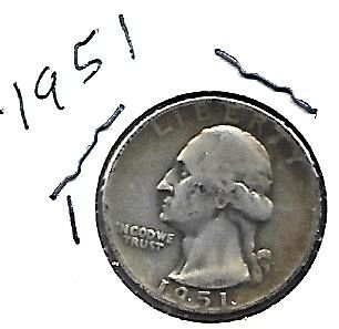 1951      WASHINGTON QUARTER
