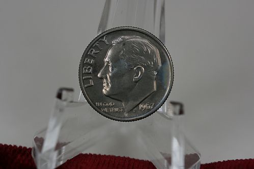 1967 P Roosevelt Dime BU