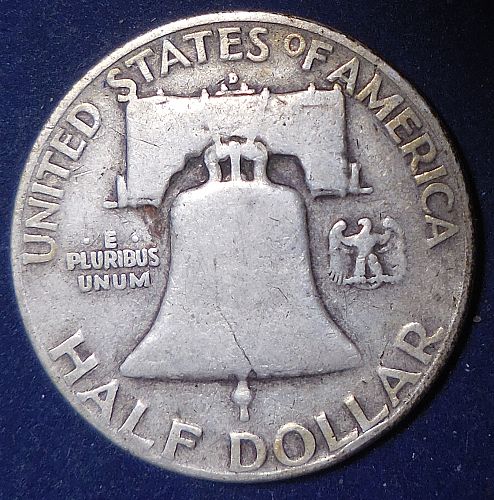 ✅1952-D Franklin Silver Half Dollar✅