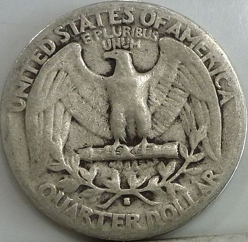 1935-S VERY FINE Washington Quarter VF  ( 220-2)