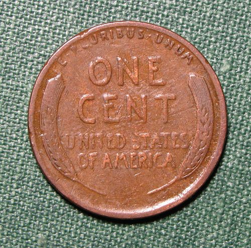 1915P Lincoln wheat Back Cent