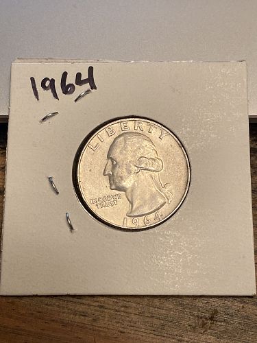 1964 P Washington Quarter