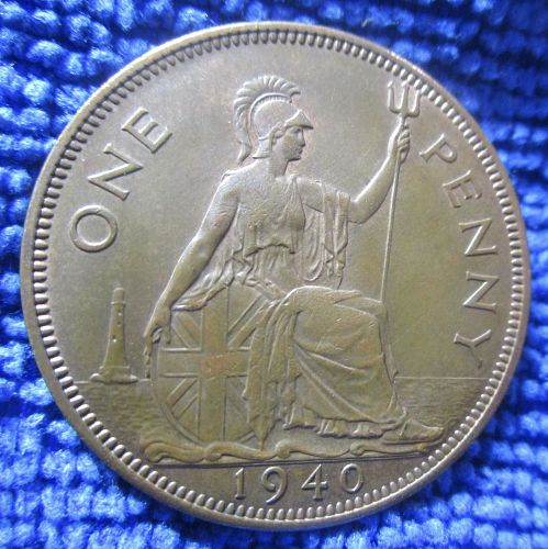 1940 1 Penny Great Britain UK - (026A)