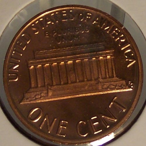 1980-S Deep Cameo Proof Lincoln Memorial Penny #0025