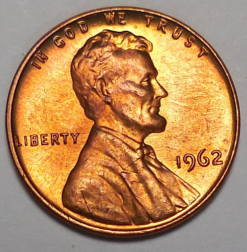 ✅1962-P Lincoln Memorial Cent✅