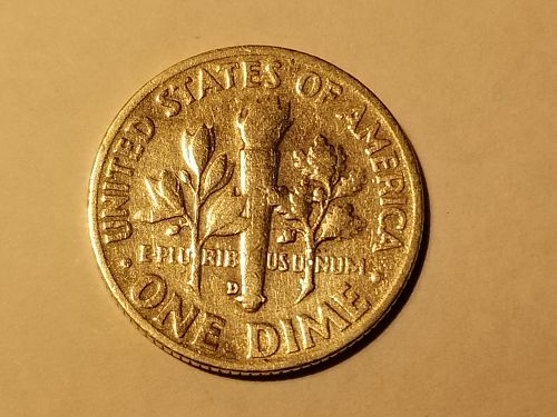 1953 D Roosevelt Dime