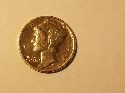 1944 P Mercury Dime