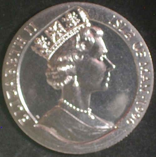 1996 Isle of Man Crown BU Year of the Rat