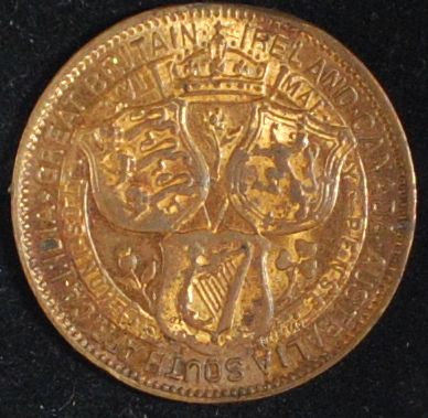 King George V And Queen Mary Medallion