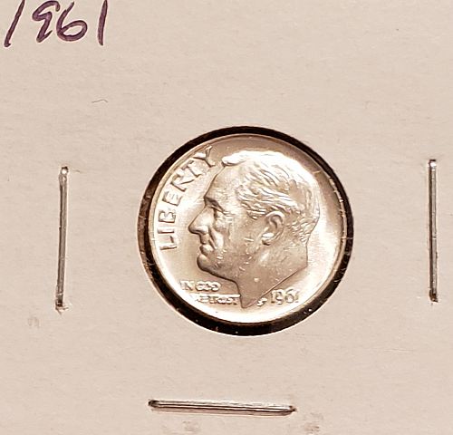1961  Roosevelt Dime