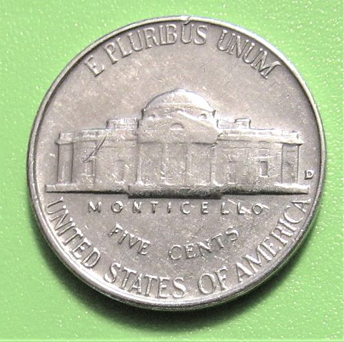 1955-D 5 Cents - Jefferson Nickel