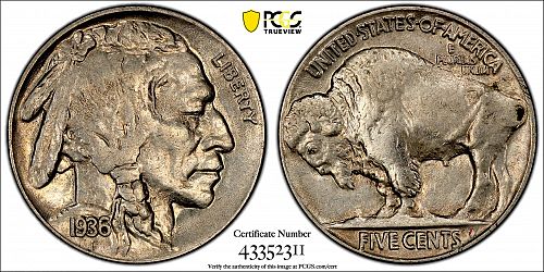 1936 P Buffalo Nickel