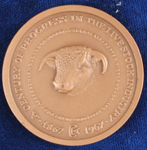 1967 Colorado Cattlemen's Association Centennial Medal
