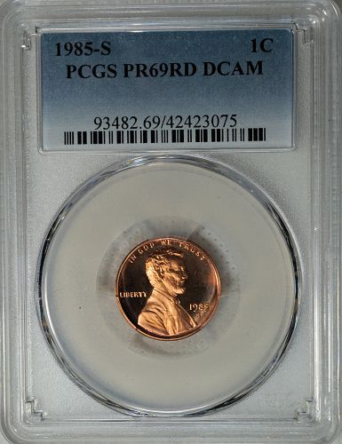 1985 S Lincoln Memorial Cent ===>Proof<===