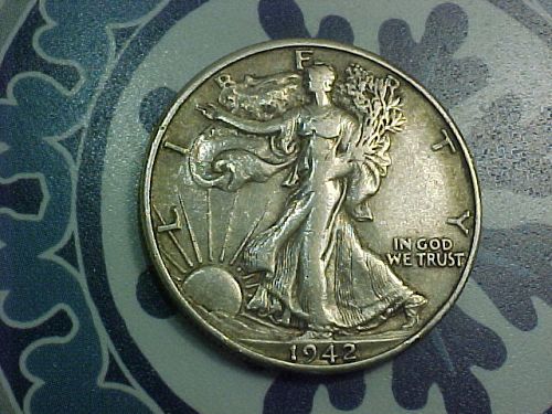 1942 S WALKING LIBERTY HALF DOLLAR        ay66