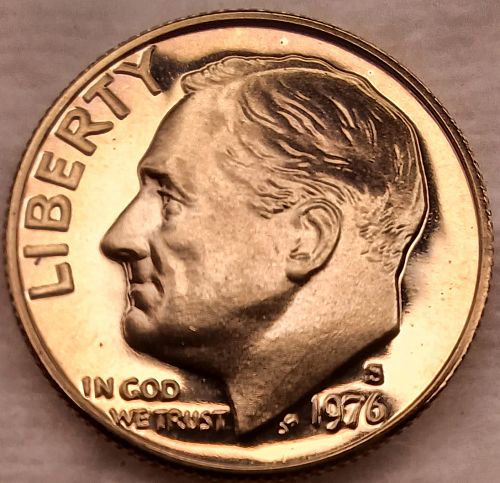 1976 S Roosevelt Dime