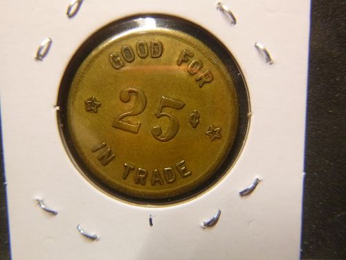 TURF 1712 HEWITT EVERETT WA 25 CENT TOKEN