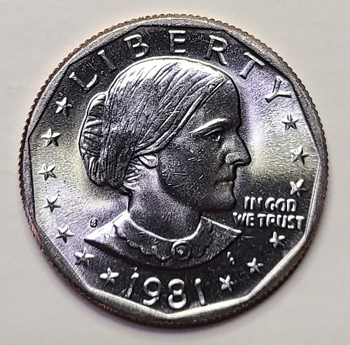 1981-S (Business Strike) Anthony Dollar MS-65 (GEM) VERY RARE!