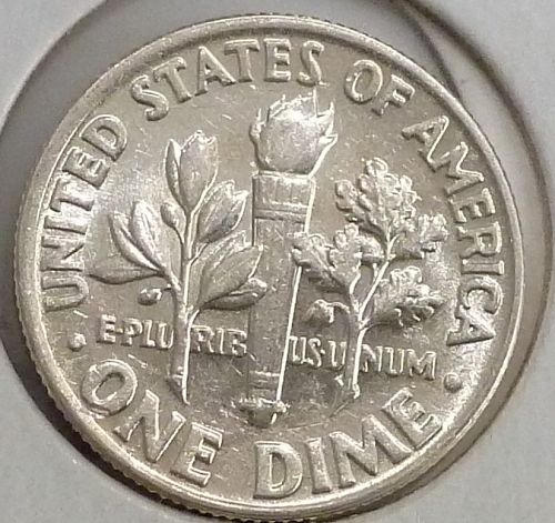 GEM BRILLIANT UNCIRCULATED 1962-P Roosevelt Silver Dime. # 110-E