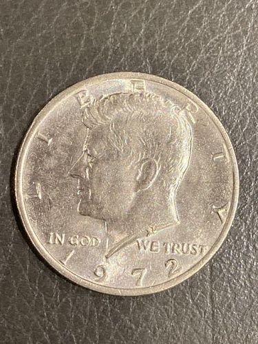 1972 P Kennedy US Half Dollar - Frosty BU