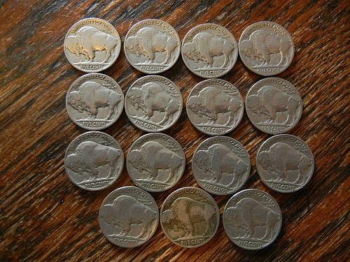 BUFFALO NICKELS (LOT OF 28) ALL WITH DATES**** BONUS 51 NO-DATE BUFFALOS