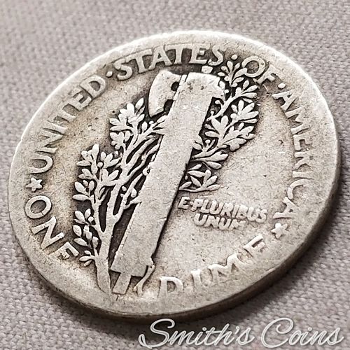 1921 ~ Mercury Dime ~ Good
