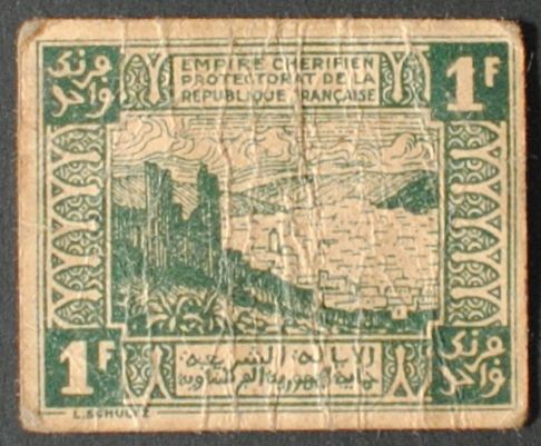 Morocco P42 Franc Fine