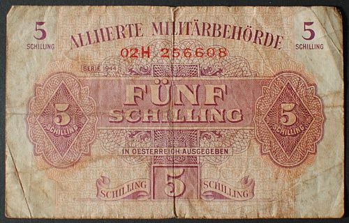 Austria P105 5 Schilling Fine