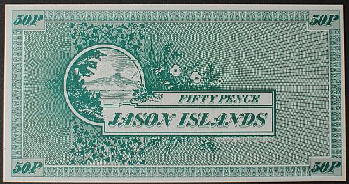 Jason Islands 50 Pence 1979 CU