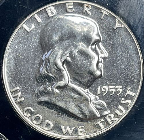 1953-P High Grade Scarce US Proof Mint Set • Encapsulated Capital Holder •
