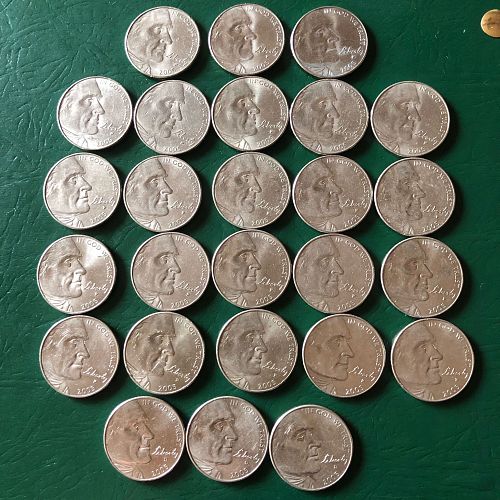 2005-P/D Jefferson American Bison Nickels Lot of 26 Coins
